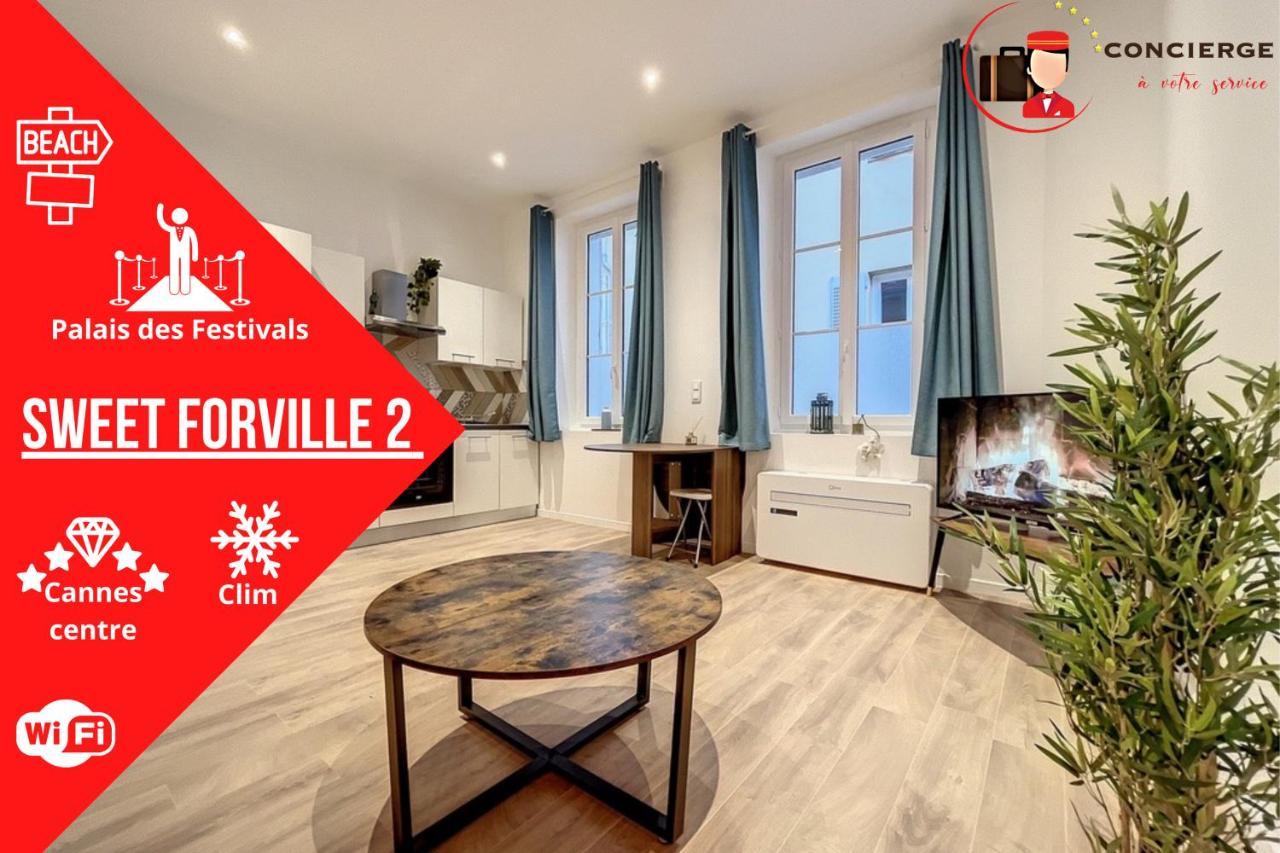Le Sweet Forville 2 - Palais Des Festivals - Marche Provencal - Plage - Clim - Au Calme Cannes Exterior foto